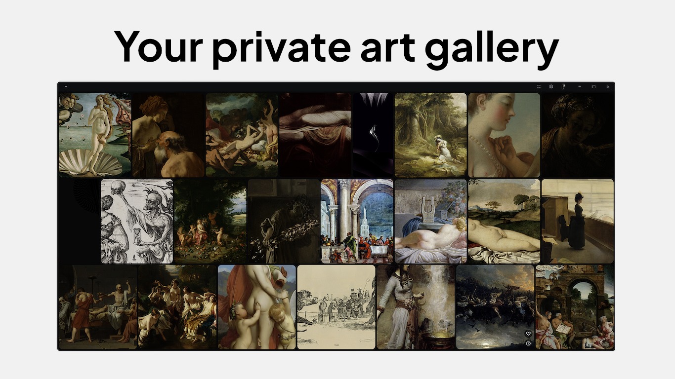Never the same gallery twice